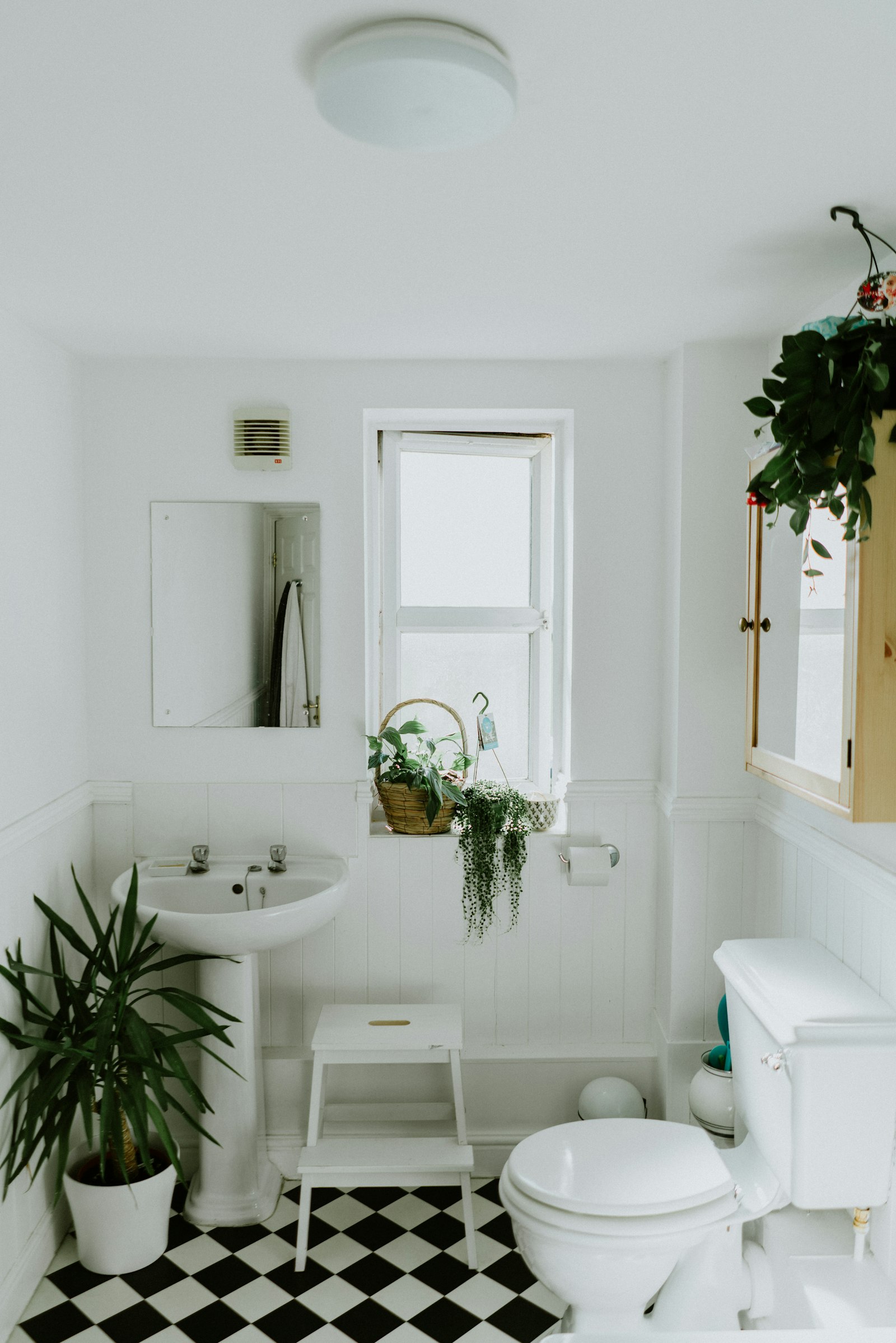Modern bathroom tapware and basin